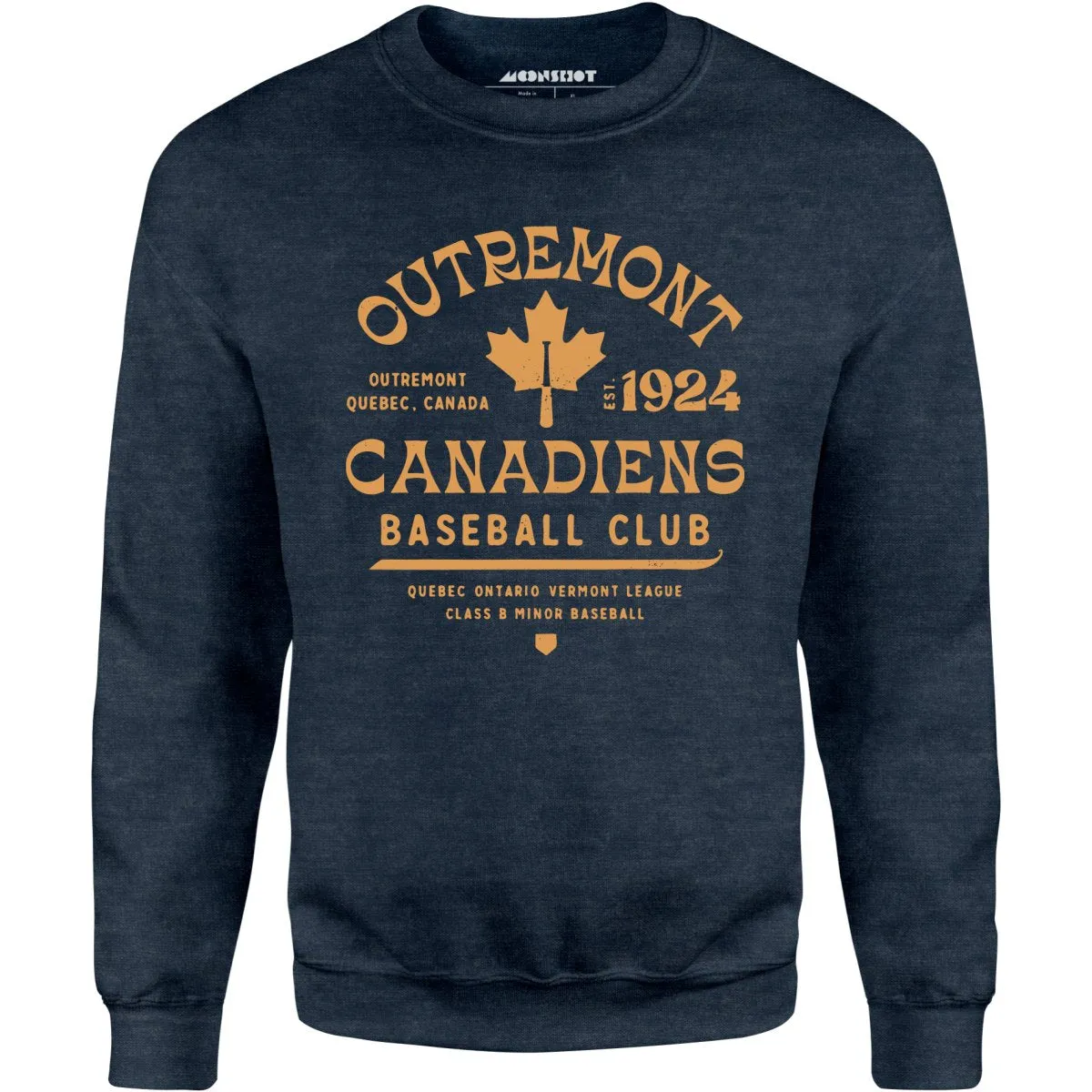 Outremont Canadiens - Canada - Vintage Defunct Baseball Teams - Unisex Sweatshirt