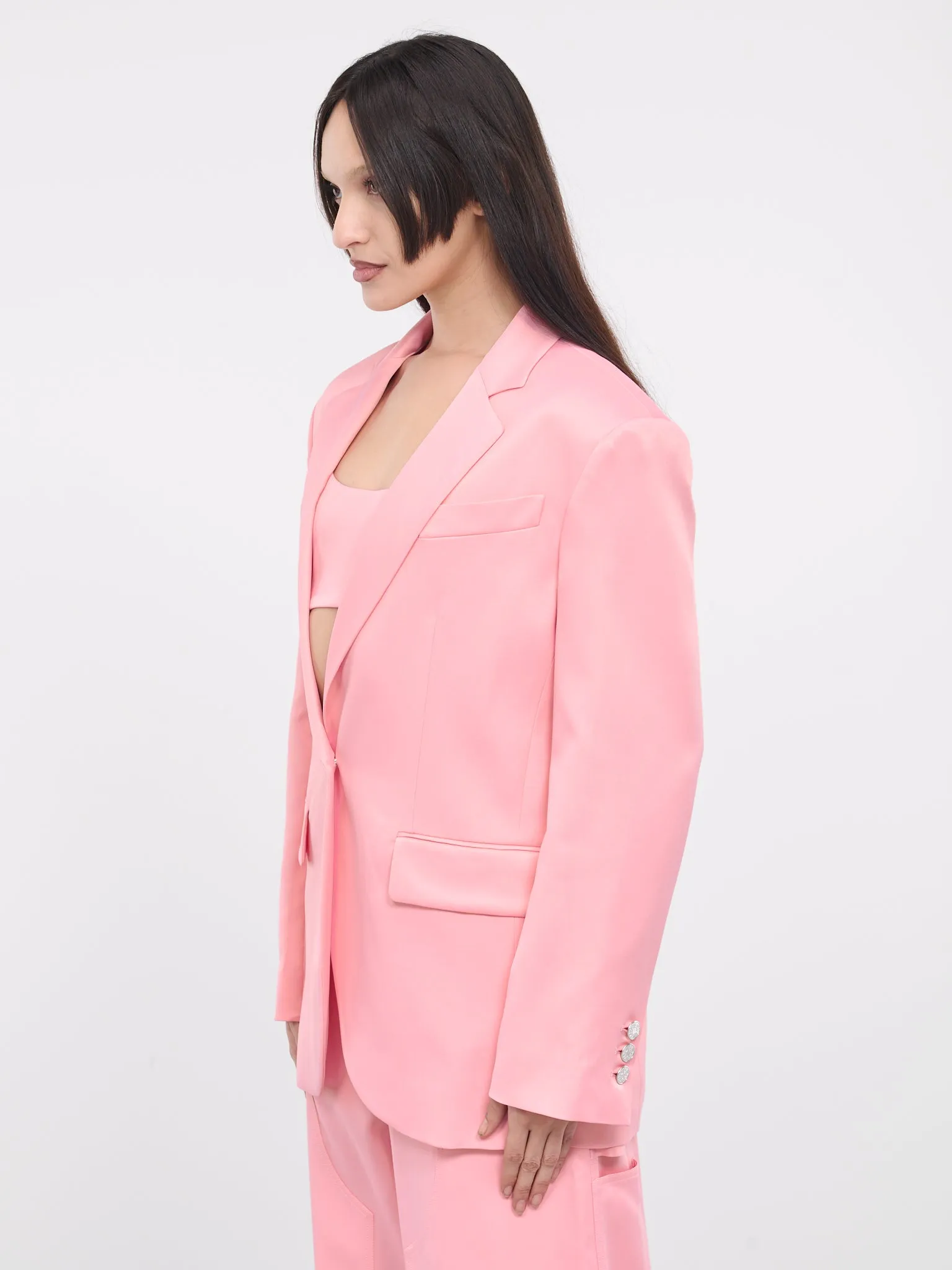 Oversized Blazer (J0514-3767-0224-PINK)