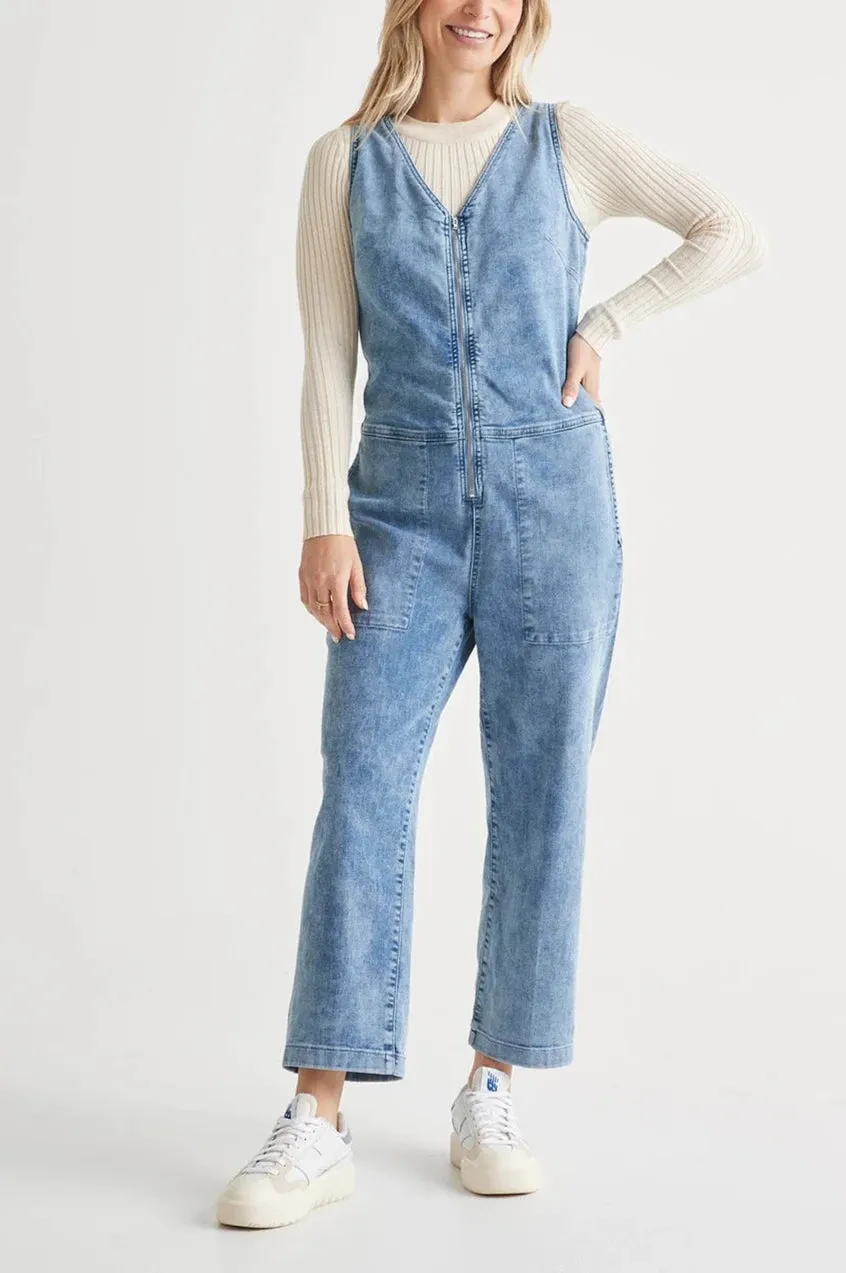 Performance Denim Jumpsuit