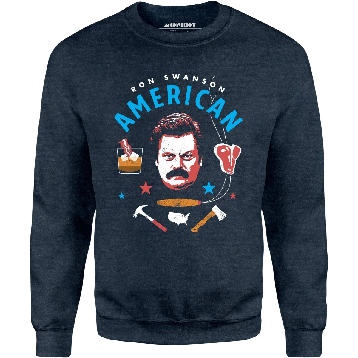 Ron Swanson American - Unisex Sweatshirt