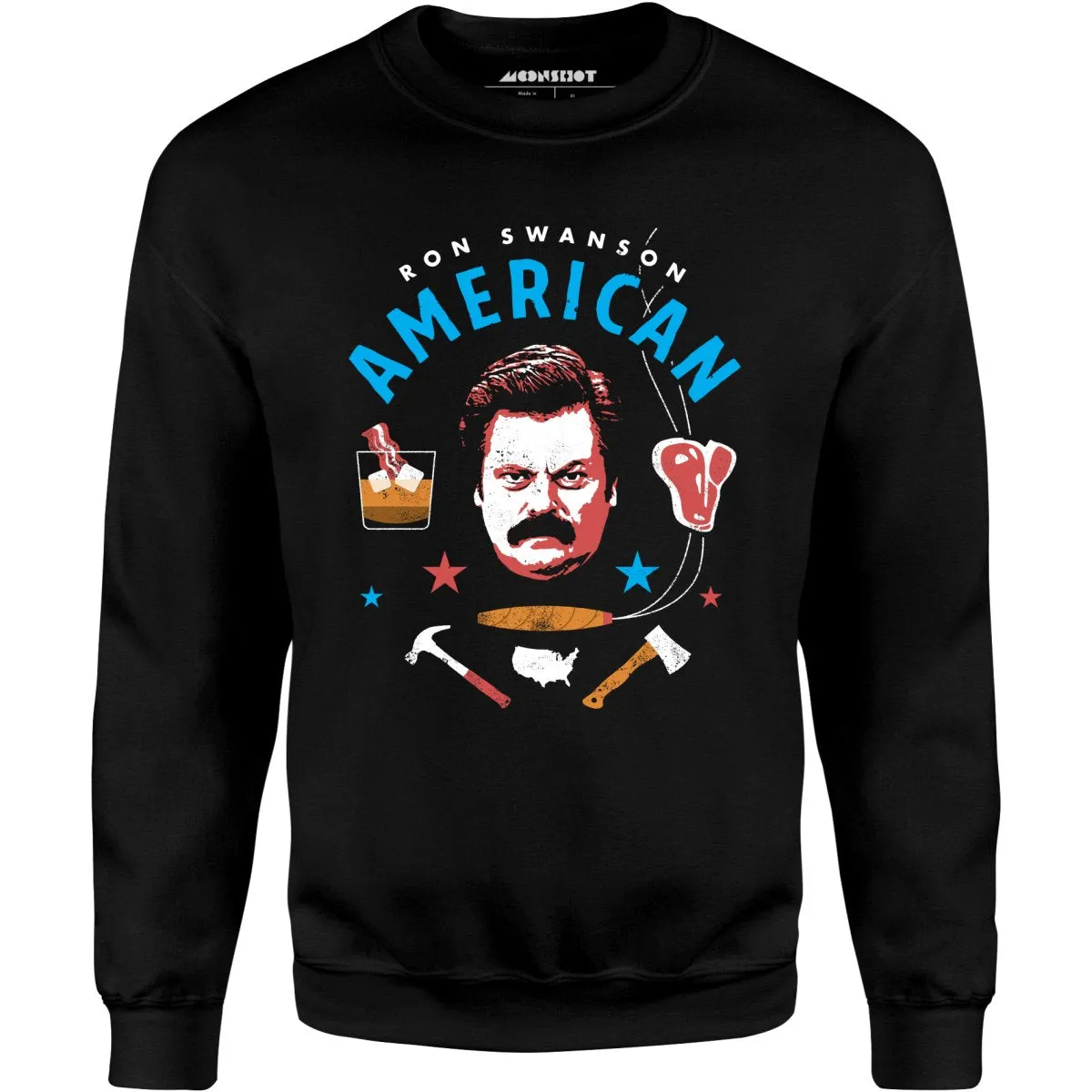 Ron Swanson American - Unisex Sweatshirt