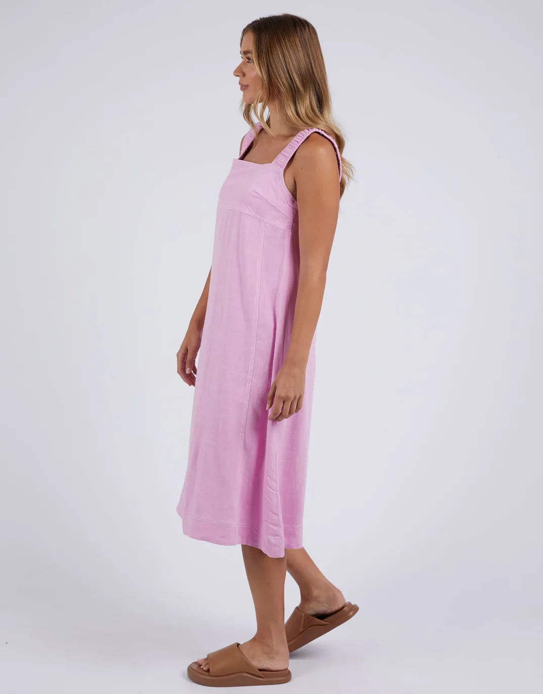 Sage Midi Dress - Pastel Lavender