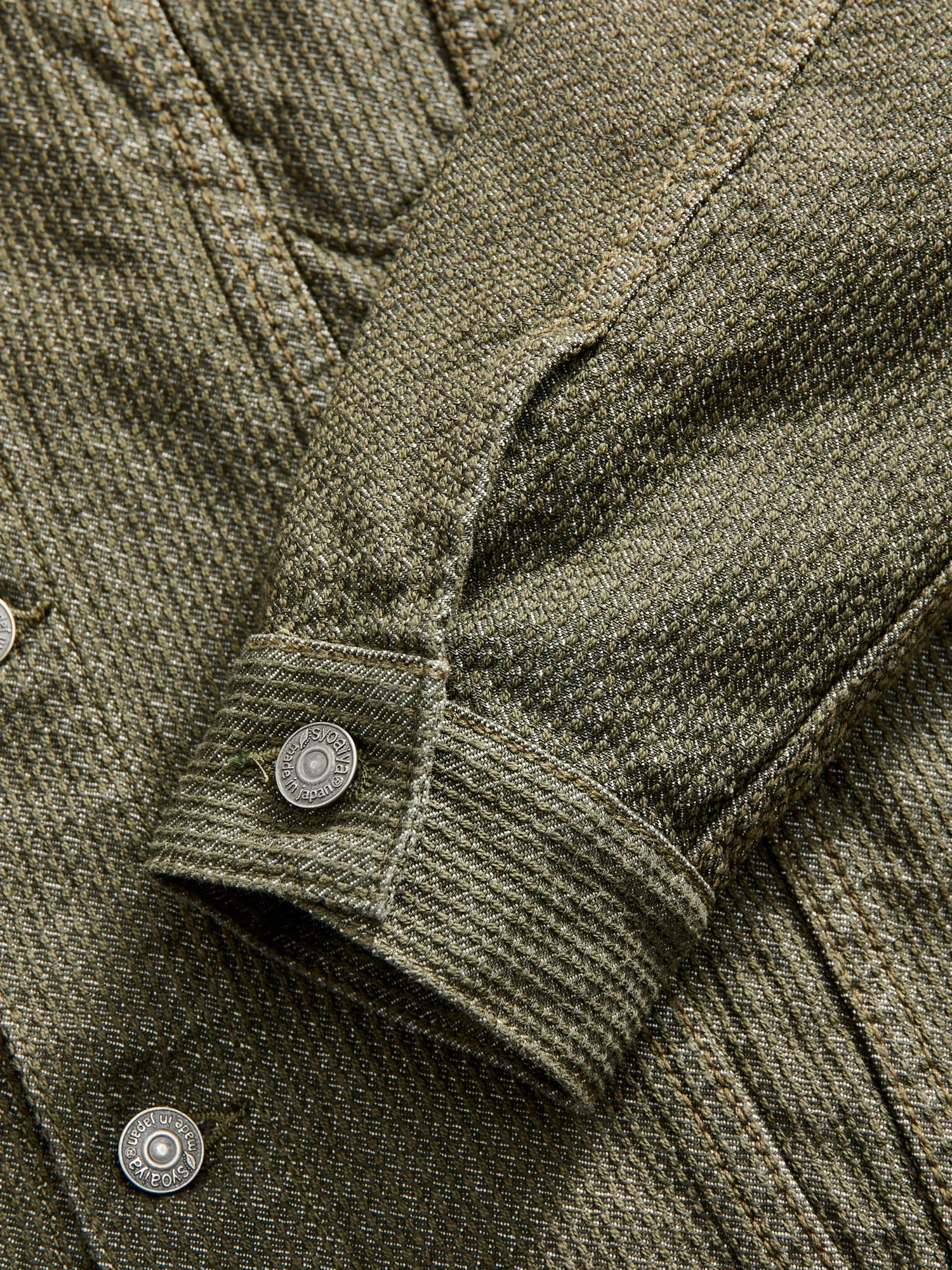 Sashiko Type-3 Jacket in Double Olive