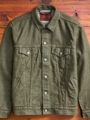 Sashiko Type-3 Jacket in Double Olive