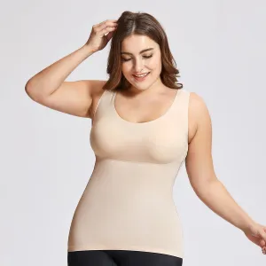 Seamless Body Shaping Tummy Control Nude Tank Top