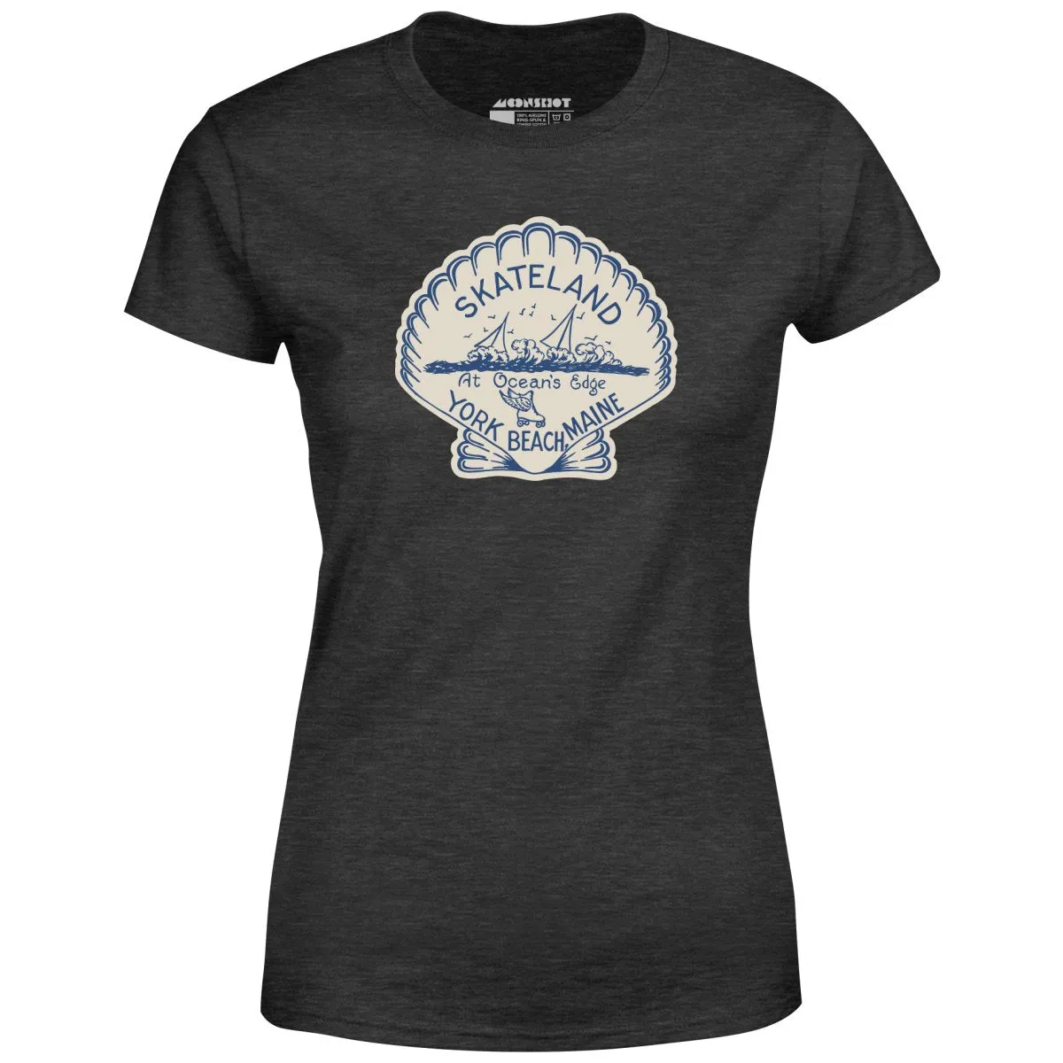 Skateland - York Beach, ME - Vintage Roller Rink - Women's T-Shirt