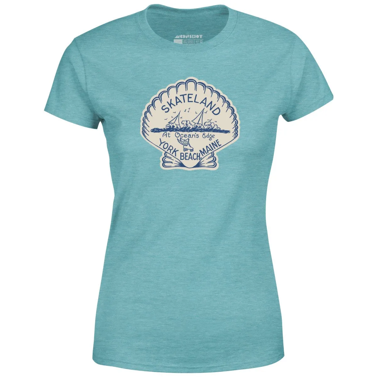 Skateland - York Beach, ME - Vintage Roller Rink - Women's T-Shirt