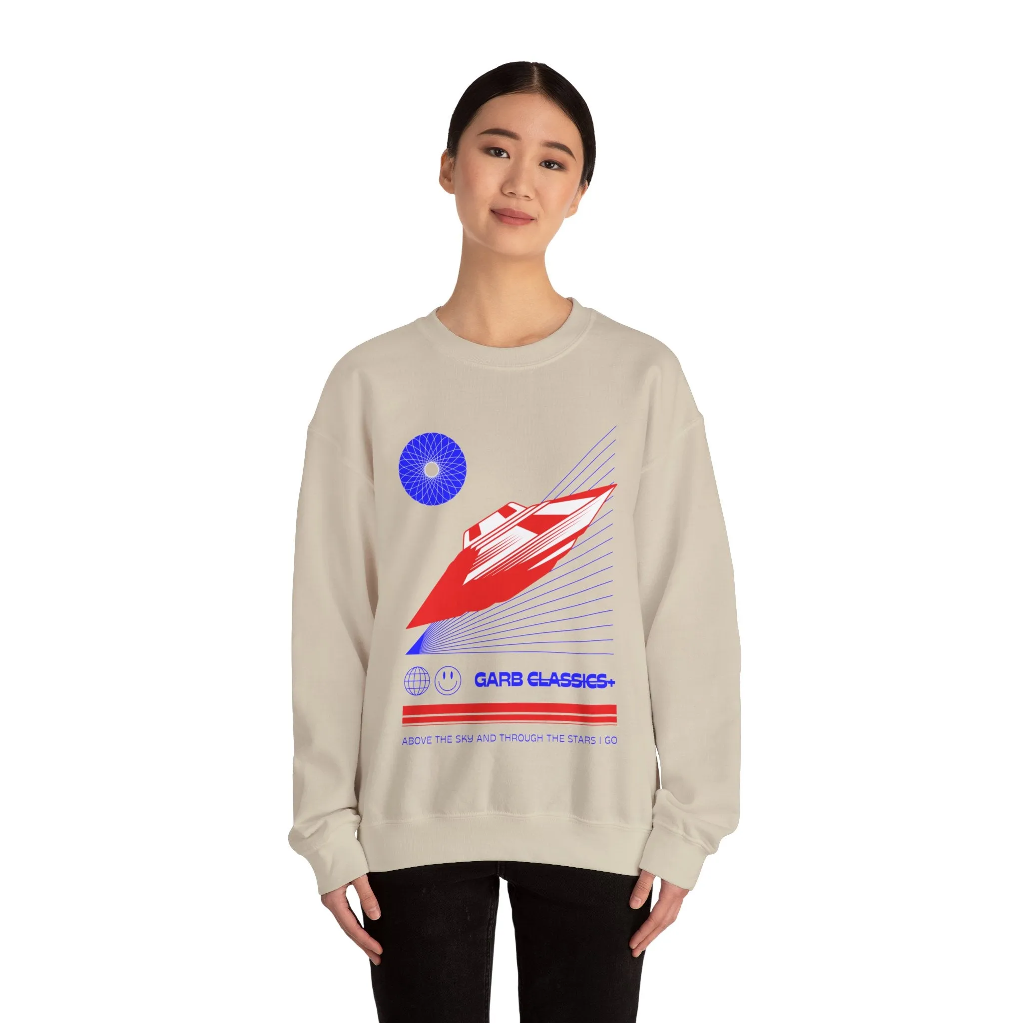 Spaceship Graphic Crewneck