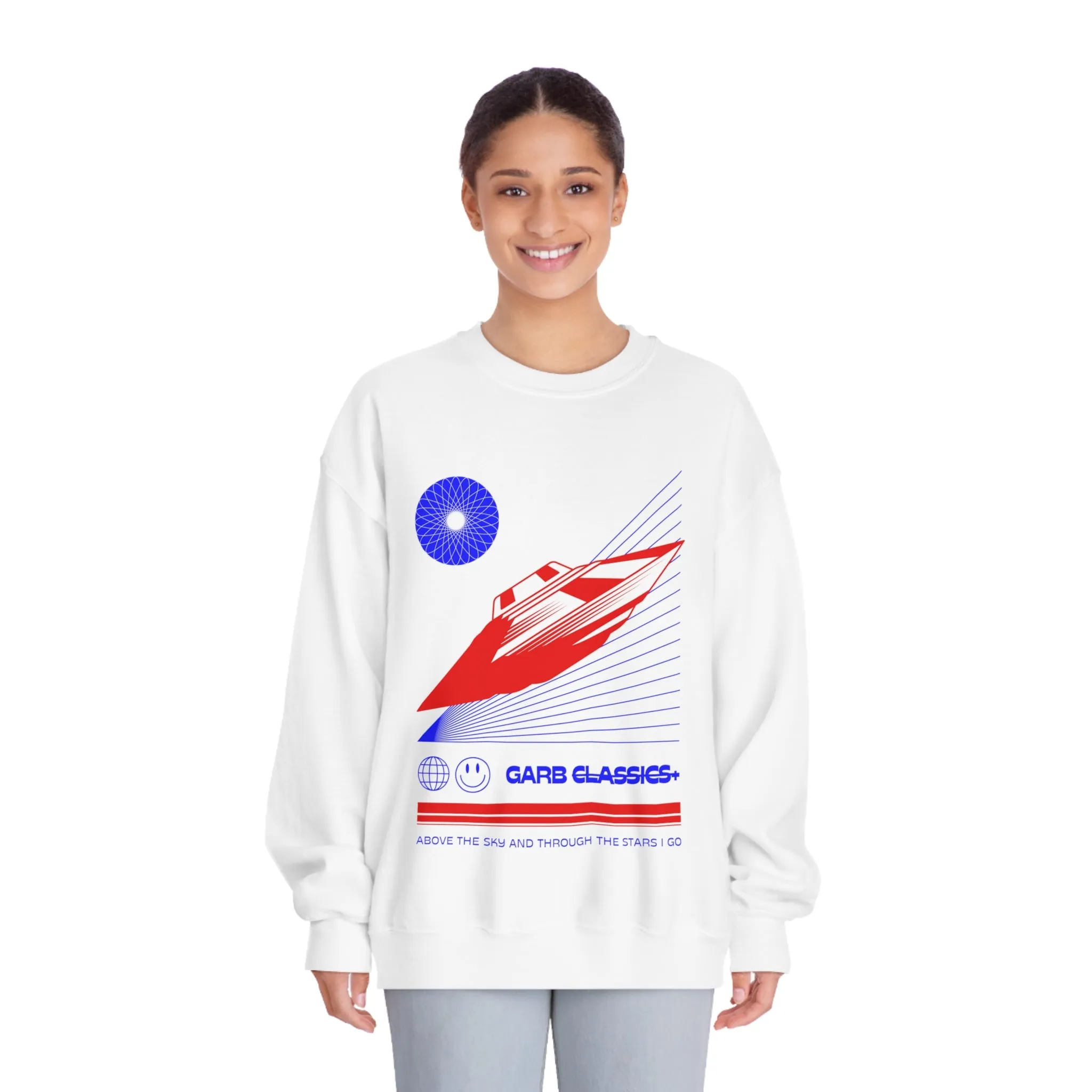 Spaceship Graphic Crewneck