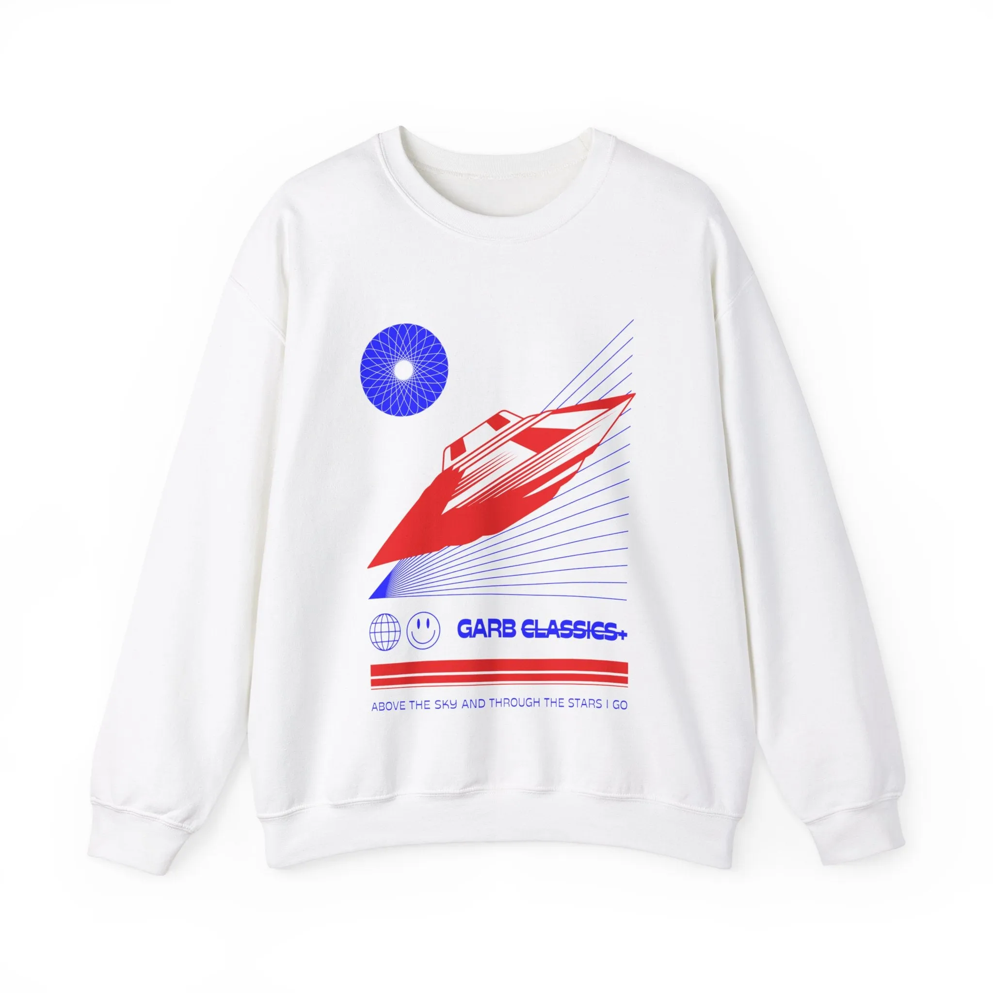 Spaceship Graphic Crewneck