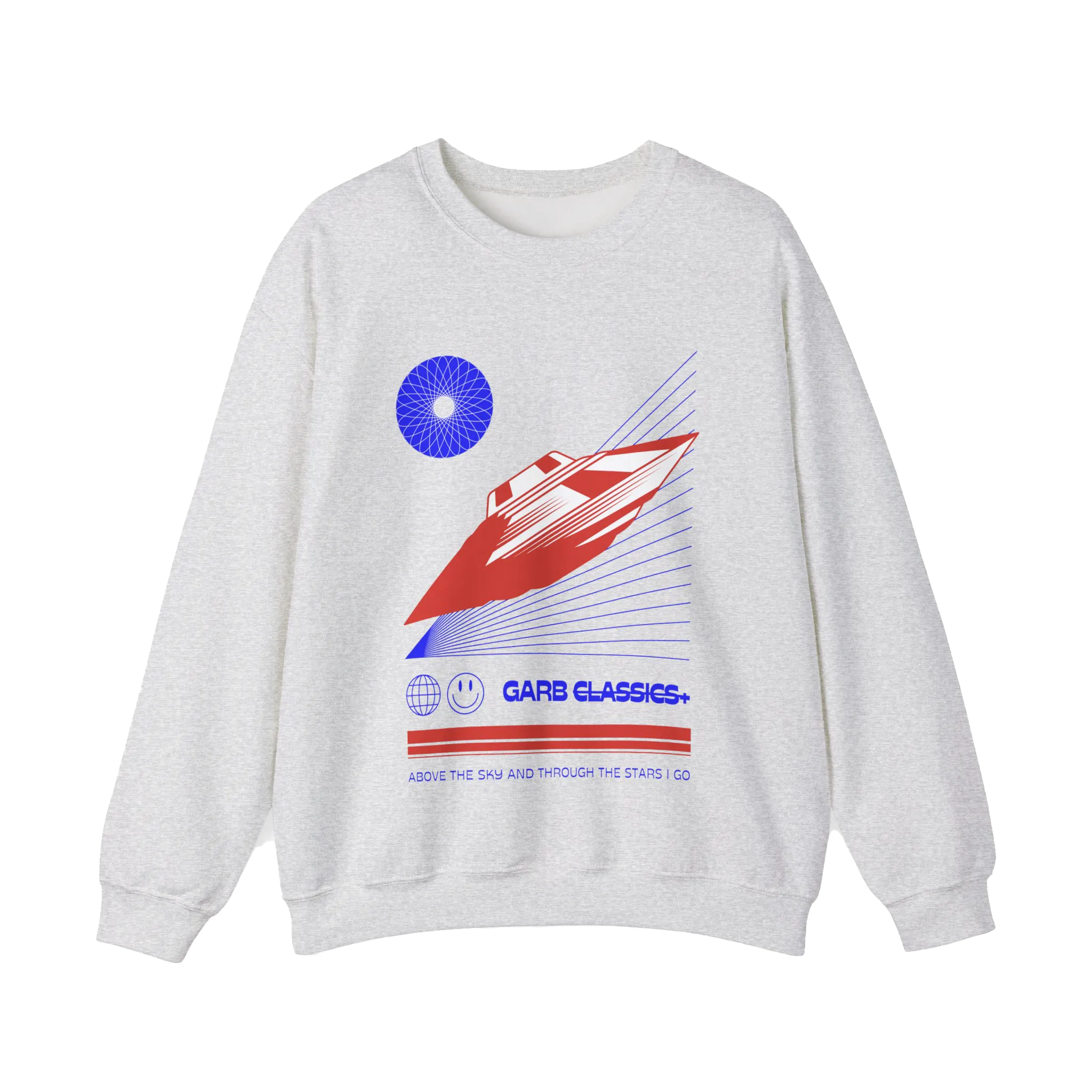 Spaceship Graphic Crewneck