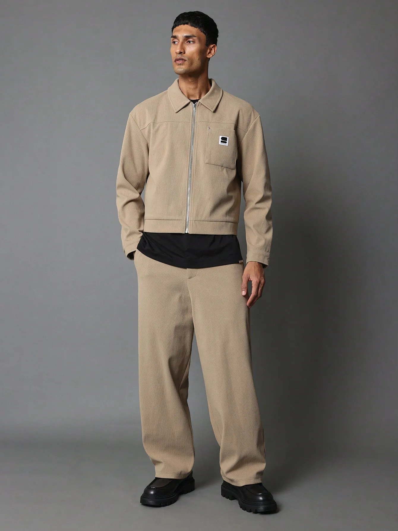 Straight Fit Corduroy Trouser