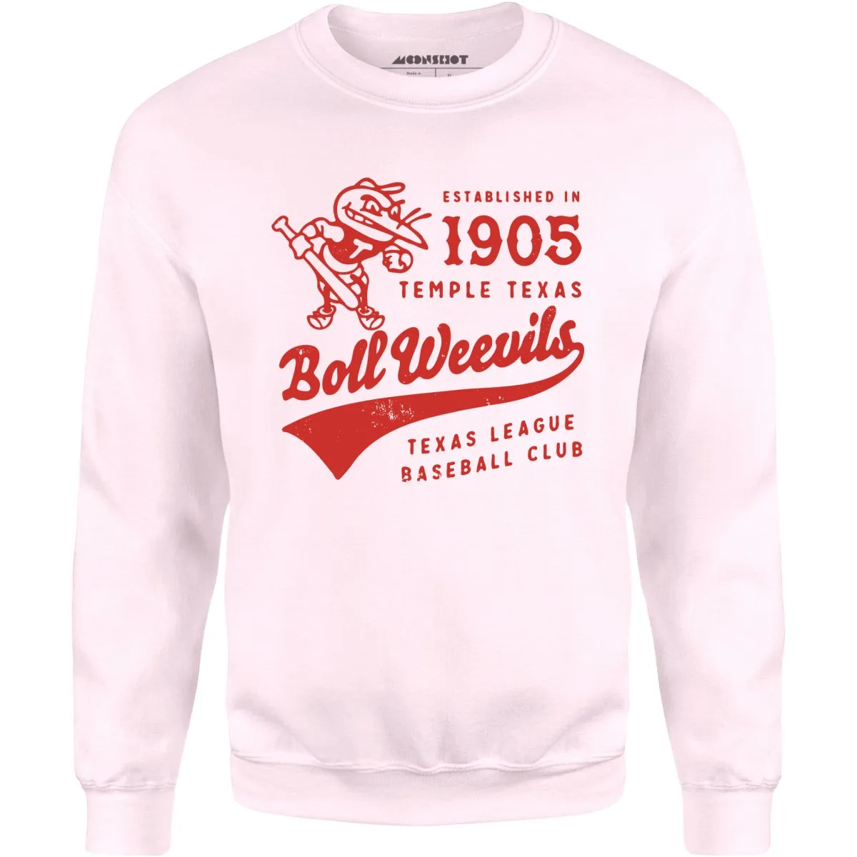 Temple Boll Weevils - Texas - Vintage Defunct Baseball Teams - Unisex Sweatshirt