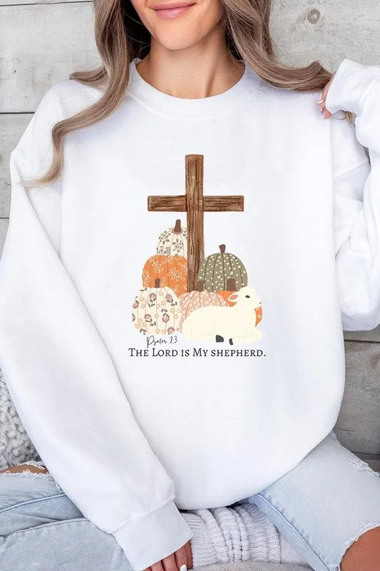 The Lord is My Shepherd Graphic Fleece Sweatshirts