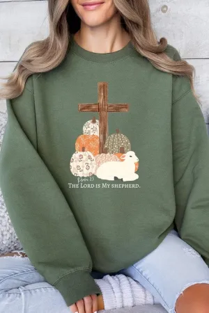 The Lord is My Shepherd Graphic Fleece Sweatshirts