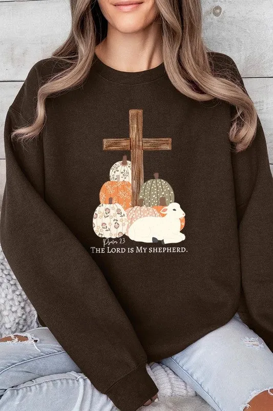 The Lord is My Shepherd Graphic Fleece Sweatshirts