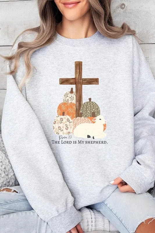 The Lord is My Shepherd Graphic Fleece Sweatshirts