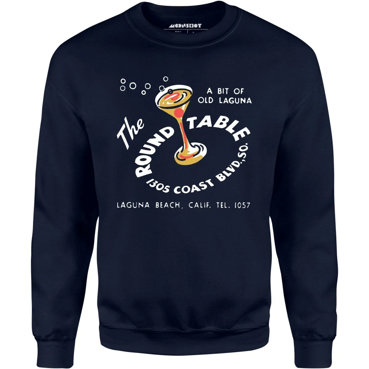 The Round Table - Laguna Beach, CA - Vintage Restaurant - Unisex Sweatshirt