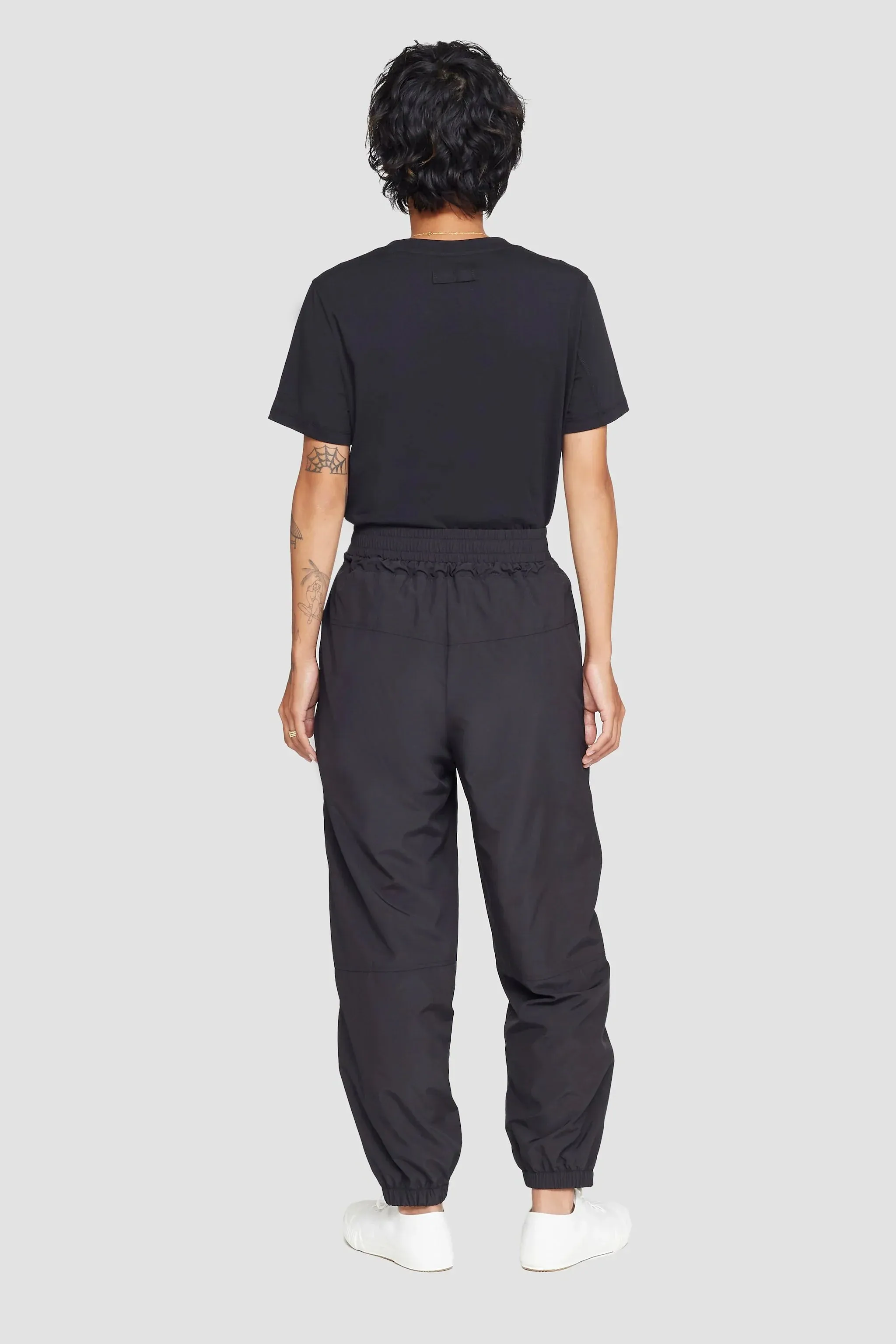 Track-Less Cropped Track Pants