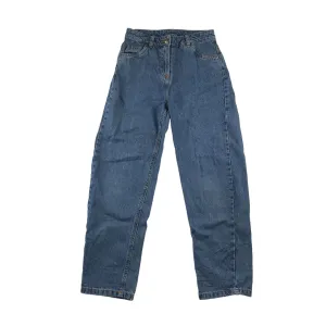 Tu jeans 11 years blue mom style high waist carrot leg cotton