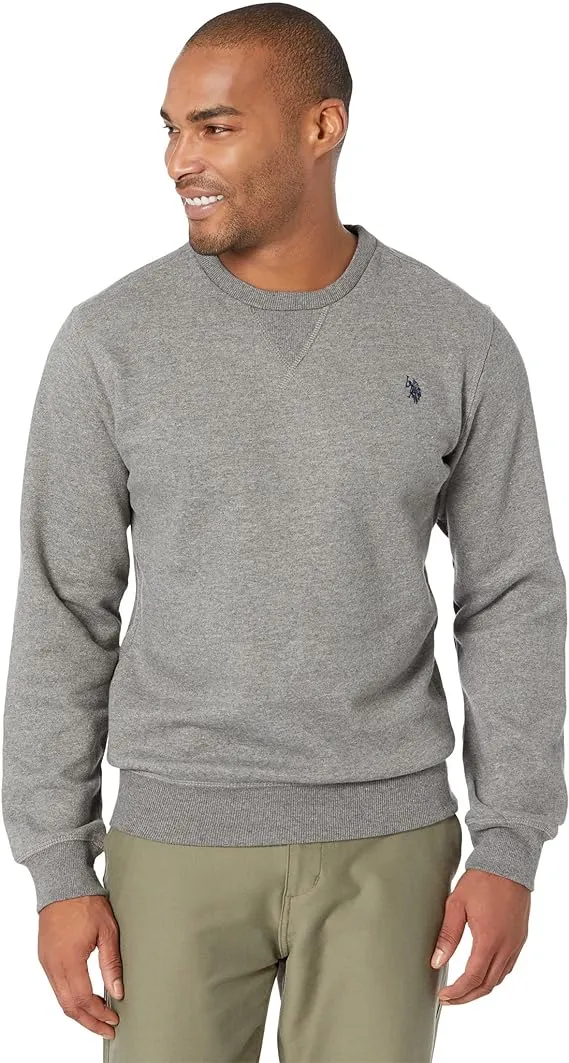 U.S. Polo Assn. Long Sleeve Popover Crew Neck Fleece Sweatshirt