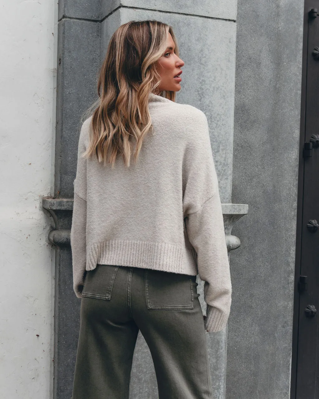 Valley Lodge Wool Turtleneck Sweater - Taupe - FINAL SALE