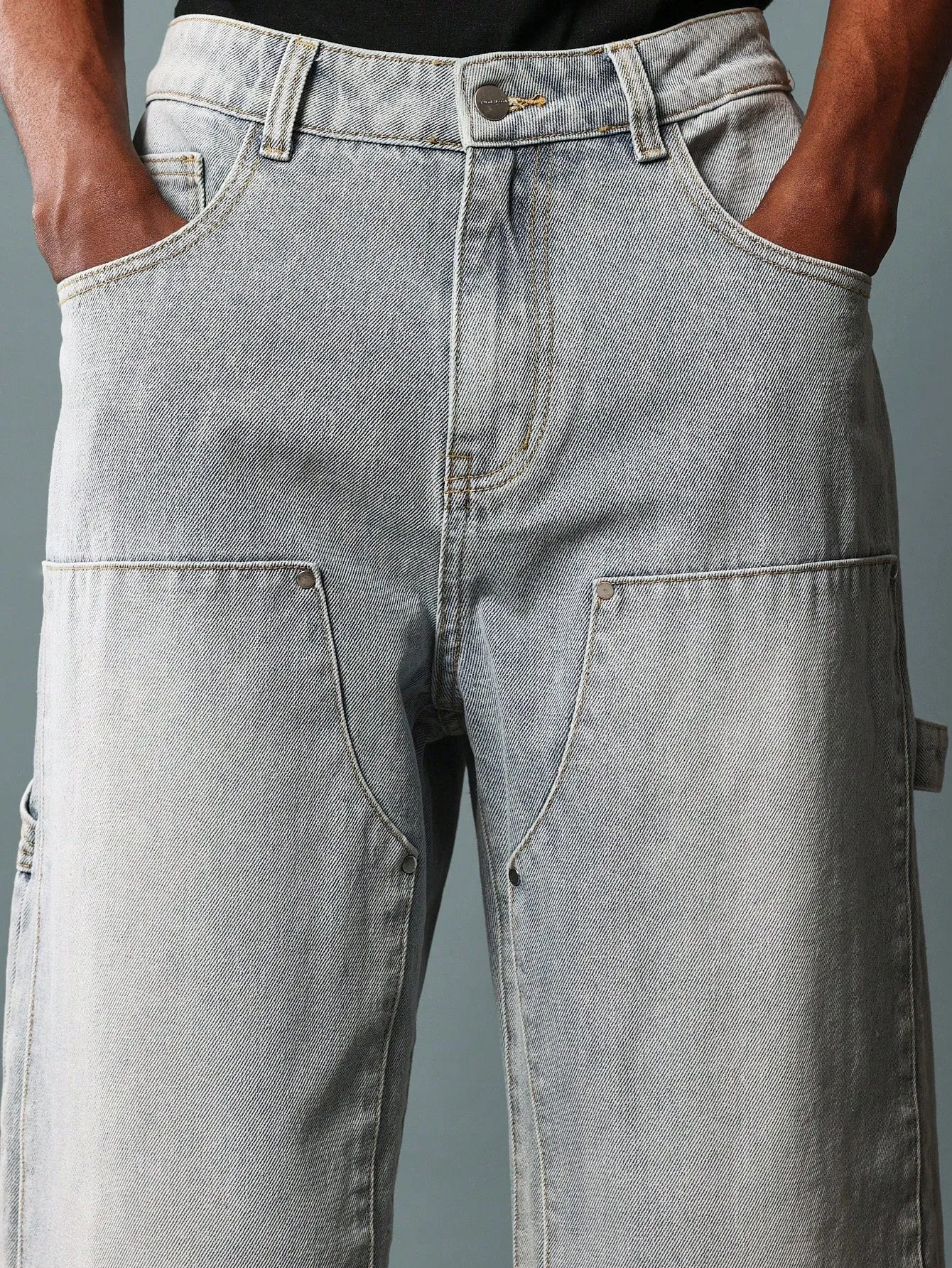 Washed Carpenter Skater Jean