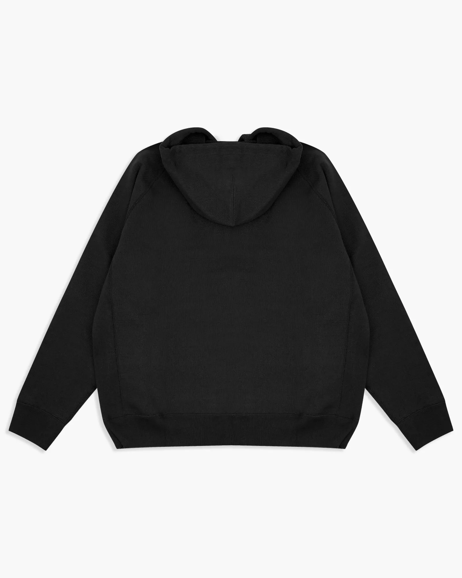 Wonder Looper 876gsm Double Heavyweight French Terry Zip Hoodie - Sumi Black