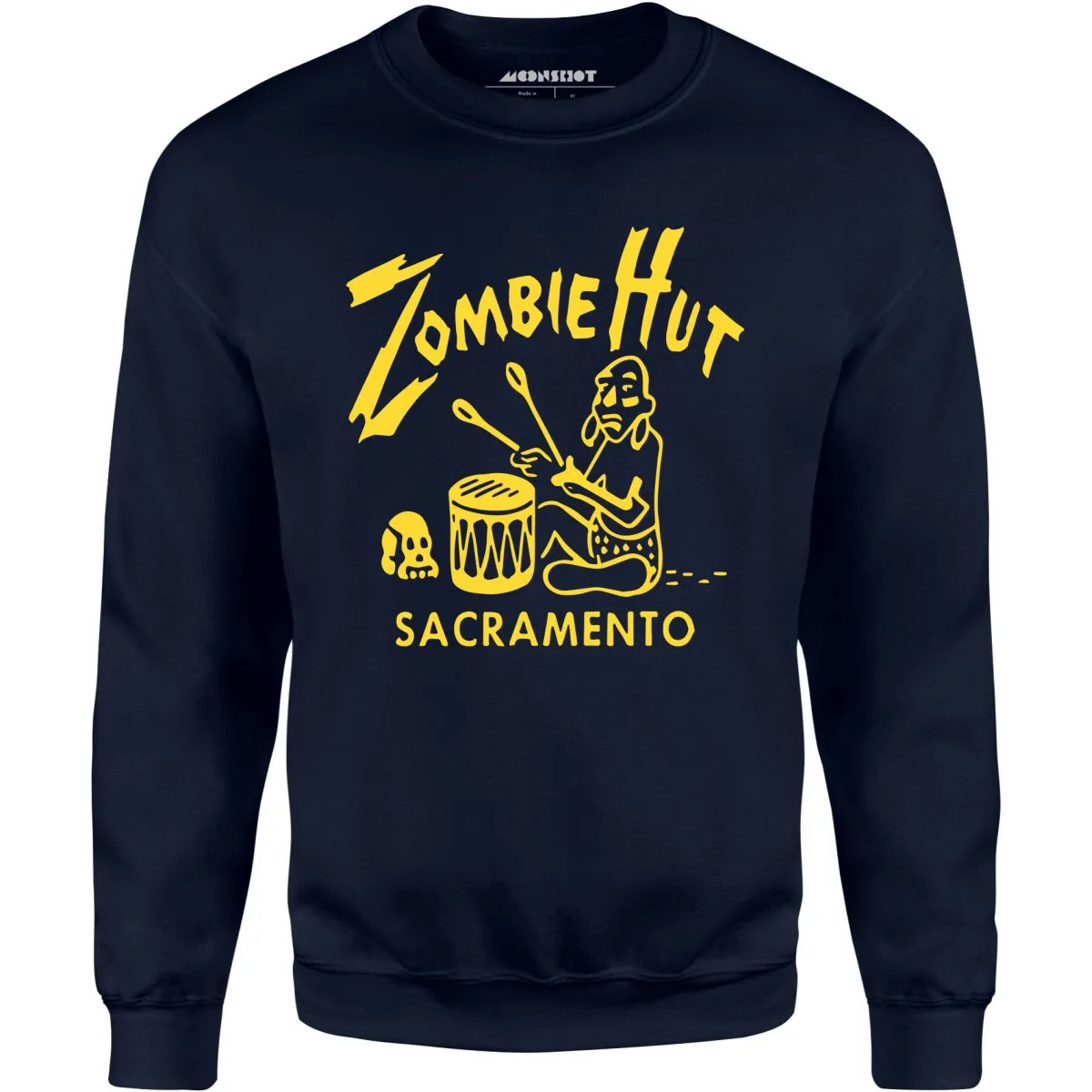 Zombie Hut - Sacramento, CA - Vintage Tiki Bar - Unisex Sweatshirt