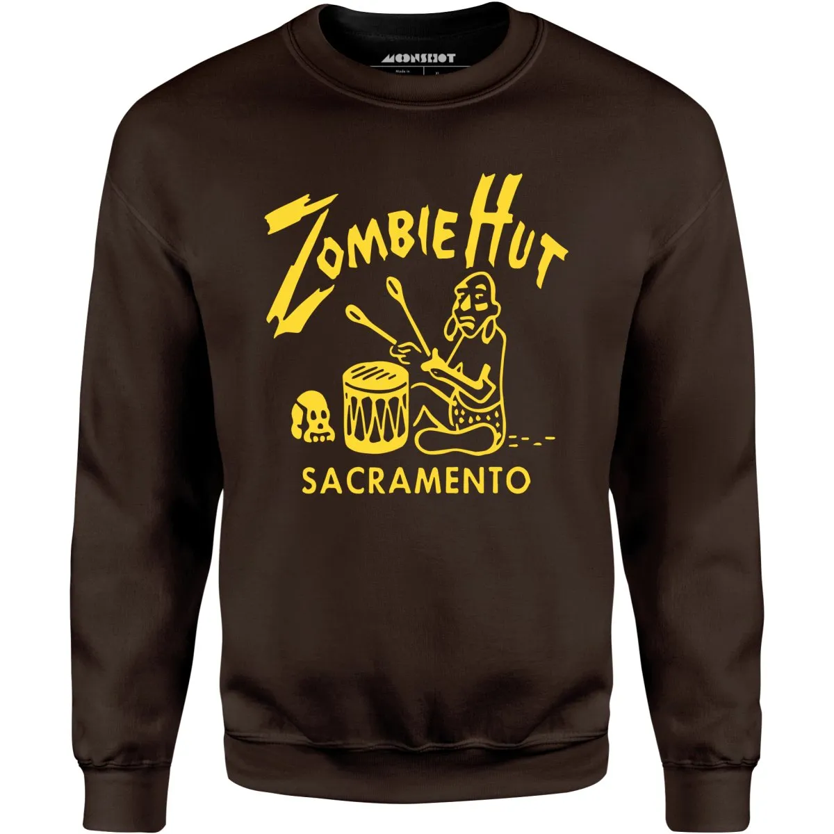 Zombie Hut - Sacramento, CA - Vintage Tiki Bar - Unisex Sweatshirt